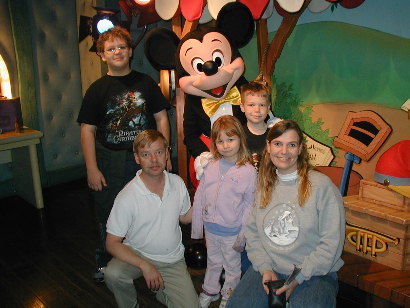 All of us and Mickey Mouse!