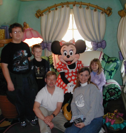 All of us and Mini Mouse!