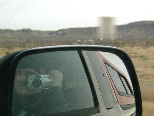 We're in New Mexico now, you can see Daniel taking the picture.