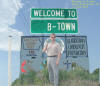 "Welcome to B-Town" Blairstown IA - 17 July 2006 (Cool find!)