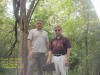 Me and Bryan at Uncle Bob Cache.  Sac & Fox Trail.  Cedar Rapids IA.  7 September 2005