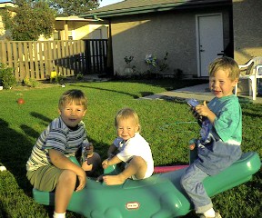 Daniel, Nathan & Sianna on the Gator