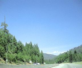 I-5 North, going through Shasta Mountains
