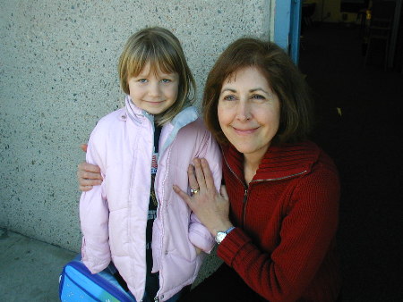 Mrs Limneos and Sianna, 23 January 2004