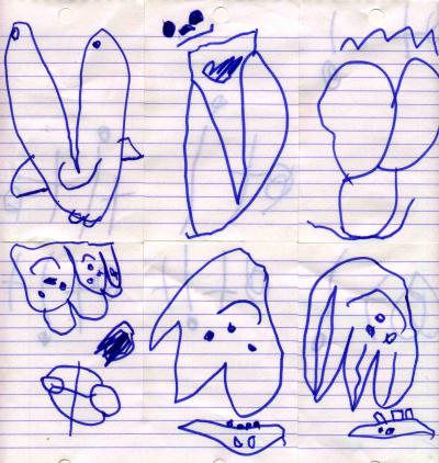Sianna's drawing - 29 November 2002